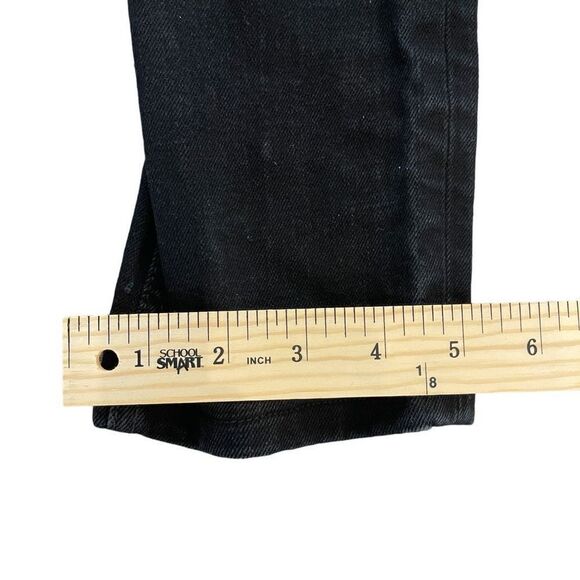 NUDIE Jeans Tight Long John Organic Black Black N619 27x32 HEMMED - Picture 7 of 11